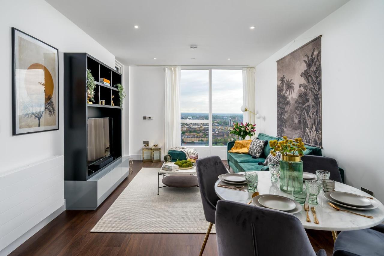 Luxurious Spacious 2Bed Suites Skyline River Views By Canary Wharf Londres Exterior foto