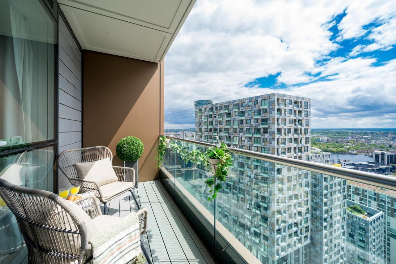 Luxurious Spacious 2Bed Suites Skyline River Views By Canary Wharf Londres Exterior foto