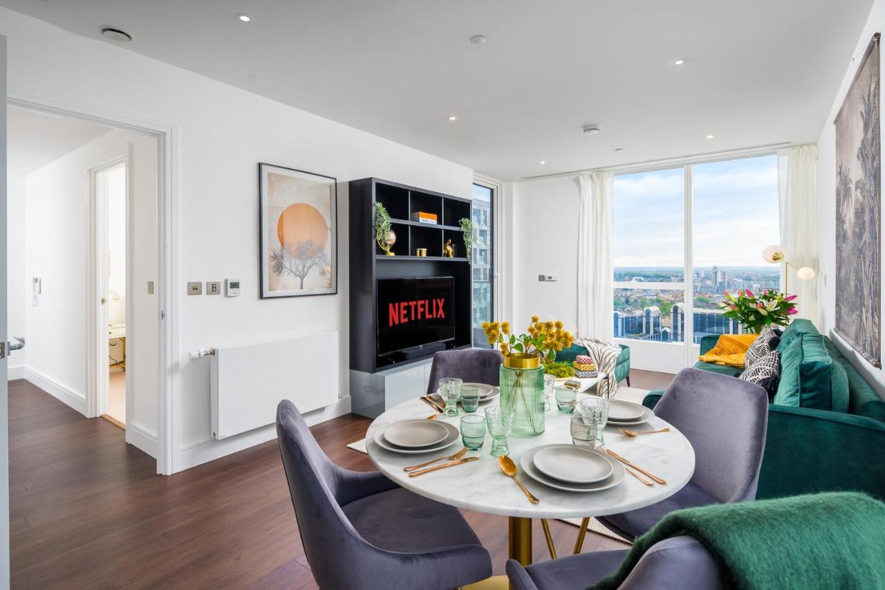 Luxurious Spacious 2Bed Suites Skyline River Views By Canary Wharf Londres Exterior foto